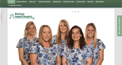 Desktop Screenshot of heritageanimalhospital.net