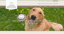 Desktop Screenshot of heritageanimalhospital.com